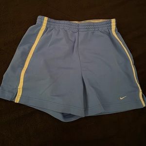 blue nike shorts